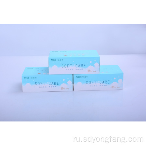 Бумага для лица Moisturizing Box Tissue Facial Paper для бизнеса